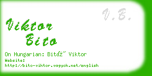 viktor bito business card